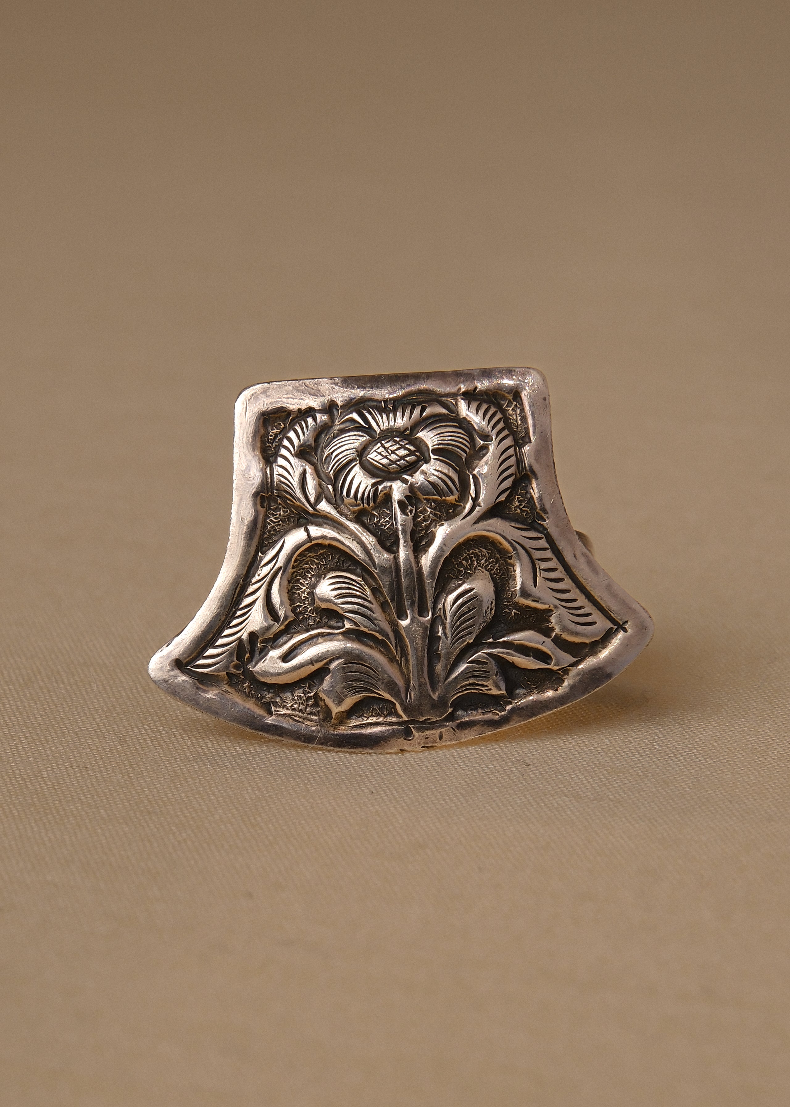 Valli Ring - handcrafted 925 sterling silver floral vine ring by The Loving Good