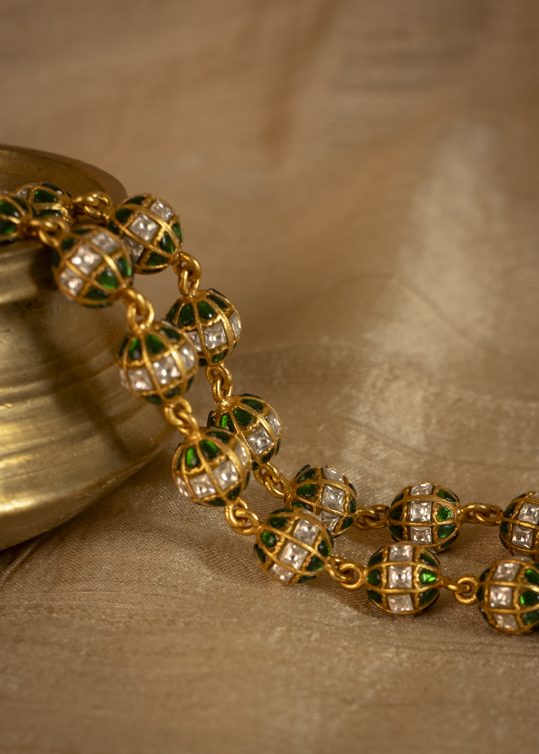 Kumuda Necklaces - gold plated 925 sterling silver lotus necklace from Kanaka Collection - view 6 by The Loving Good