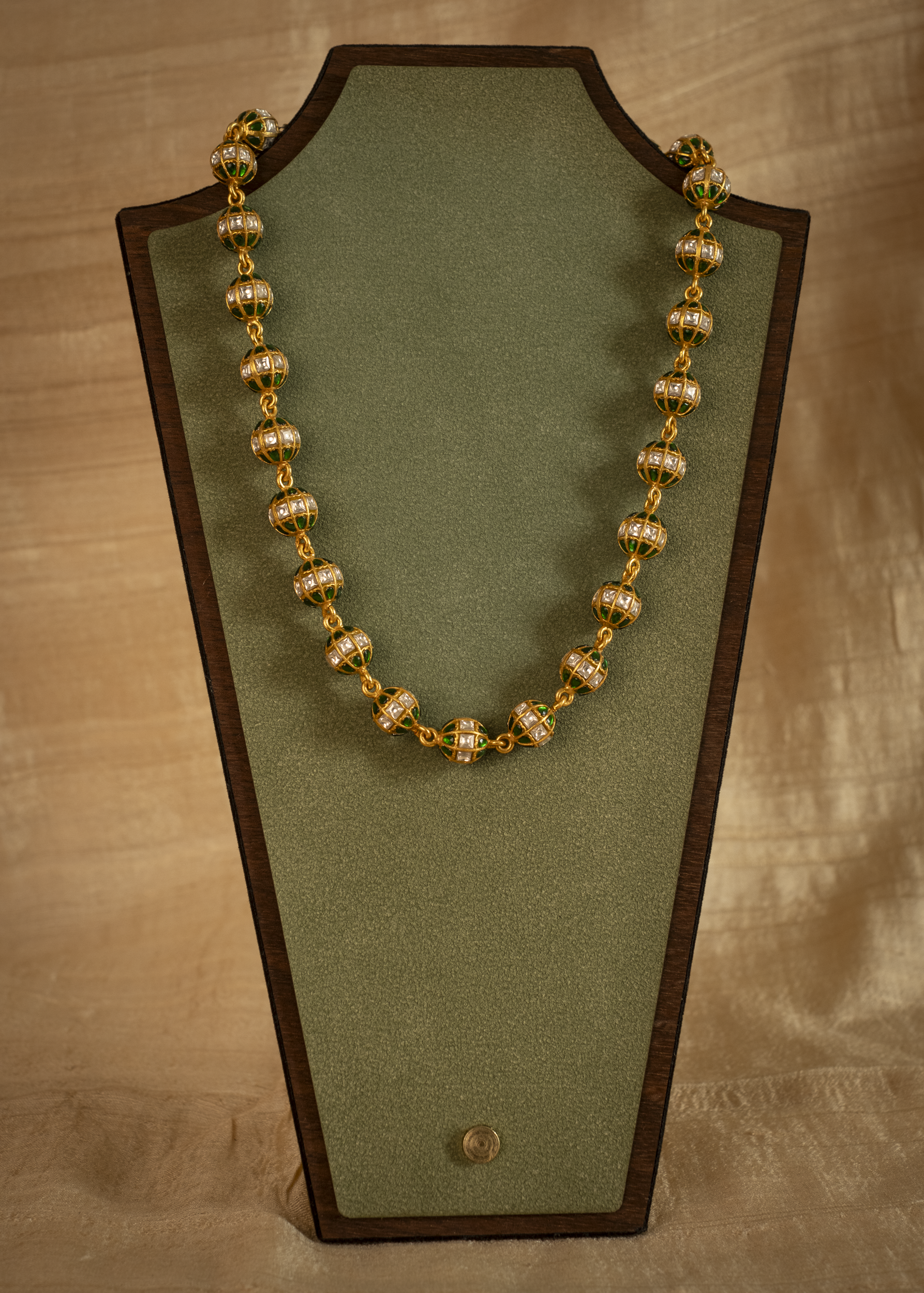 Kumuda Necklaces - gold plated 925 sterling silver lotus necklace from Kanaka Collection - detail view by The Loving Good