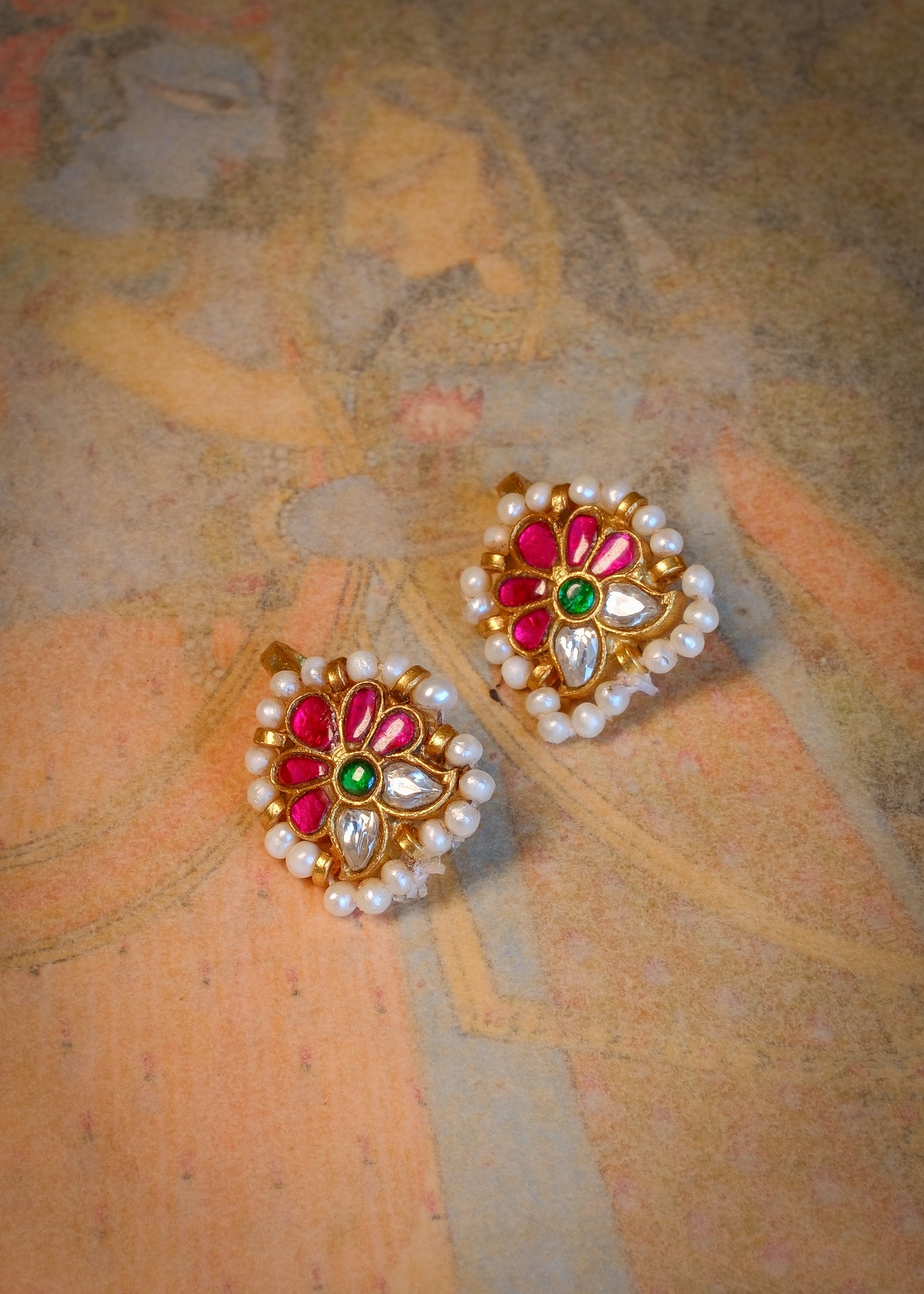 Kanaka Ear Cuff - gold plated 925 sterling silver floral ear cuff - view 4 by The Loving Good