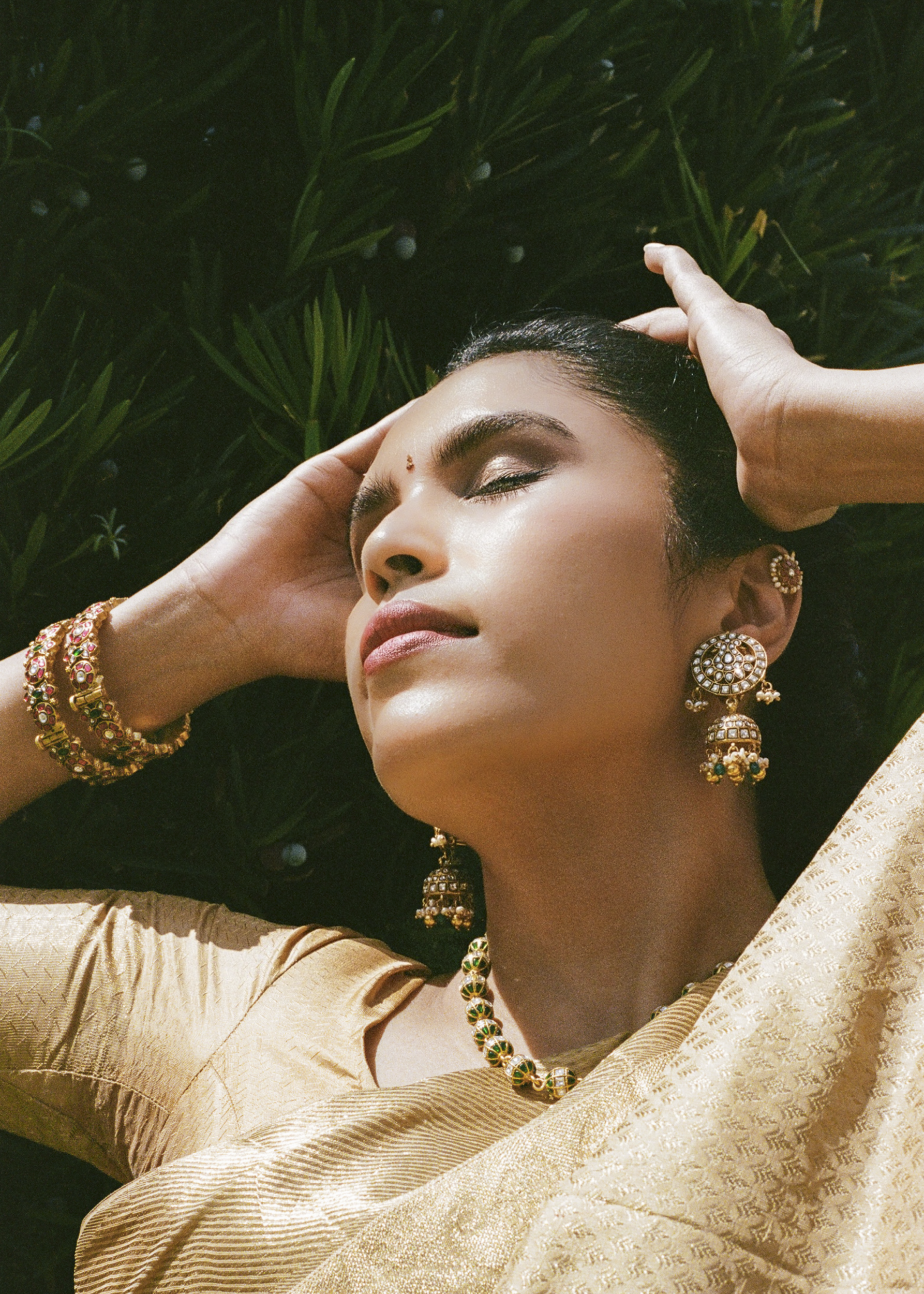 Kumuda Necklaces - gold plated 925 sterling silver lotus necklace from Kanaka Collection - view 5 by The Loving Good