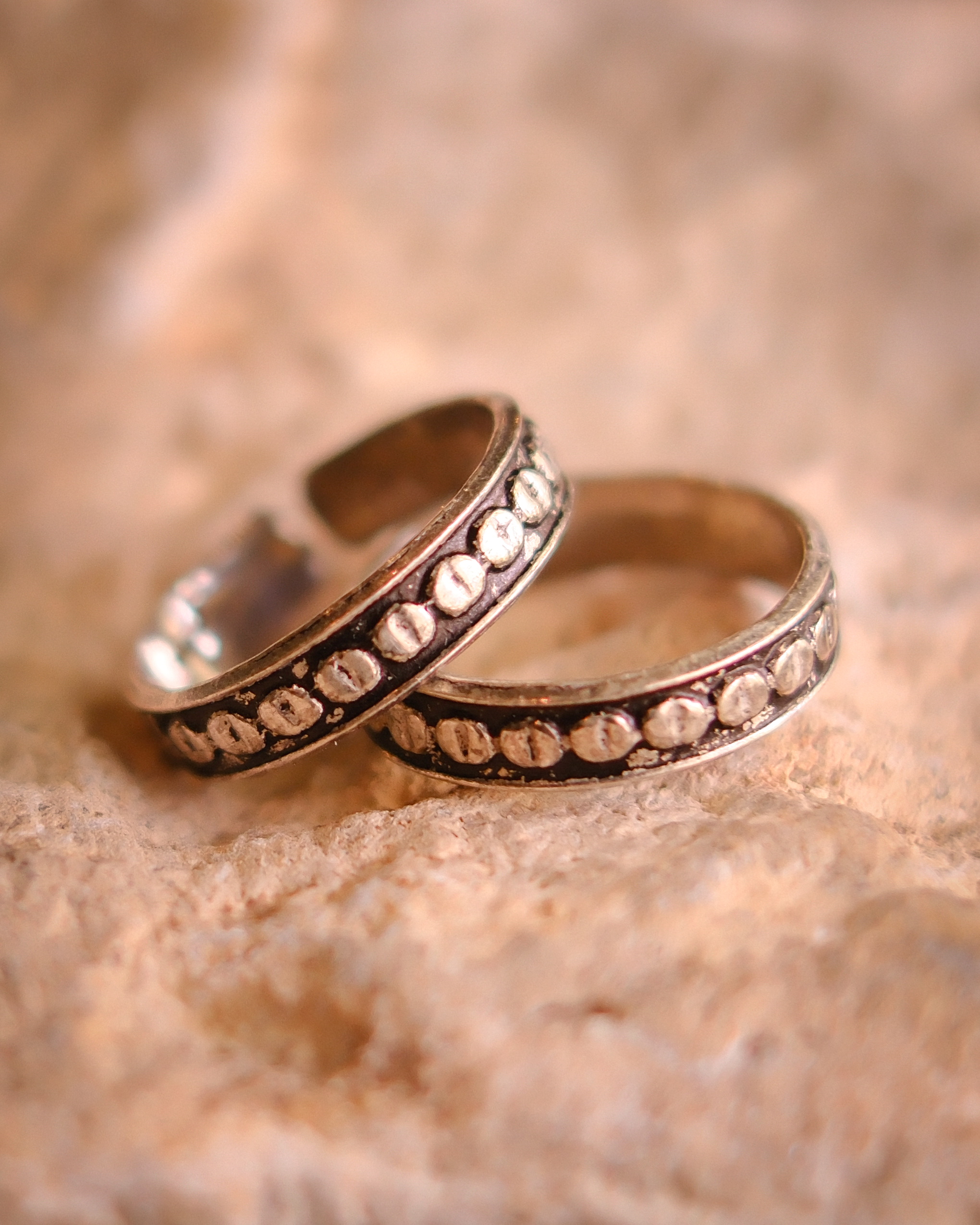 Mandala Toe Ring