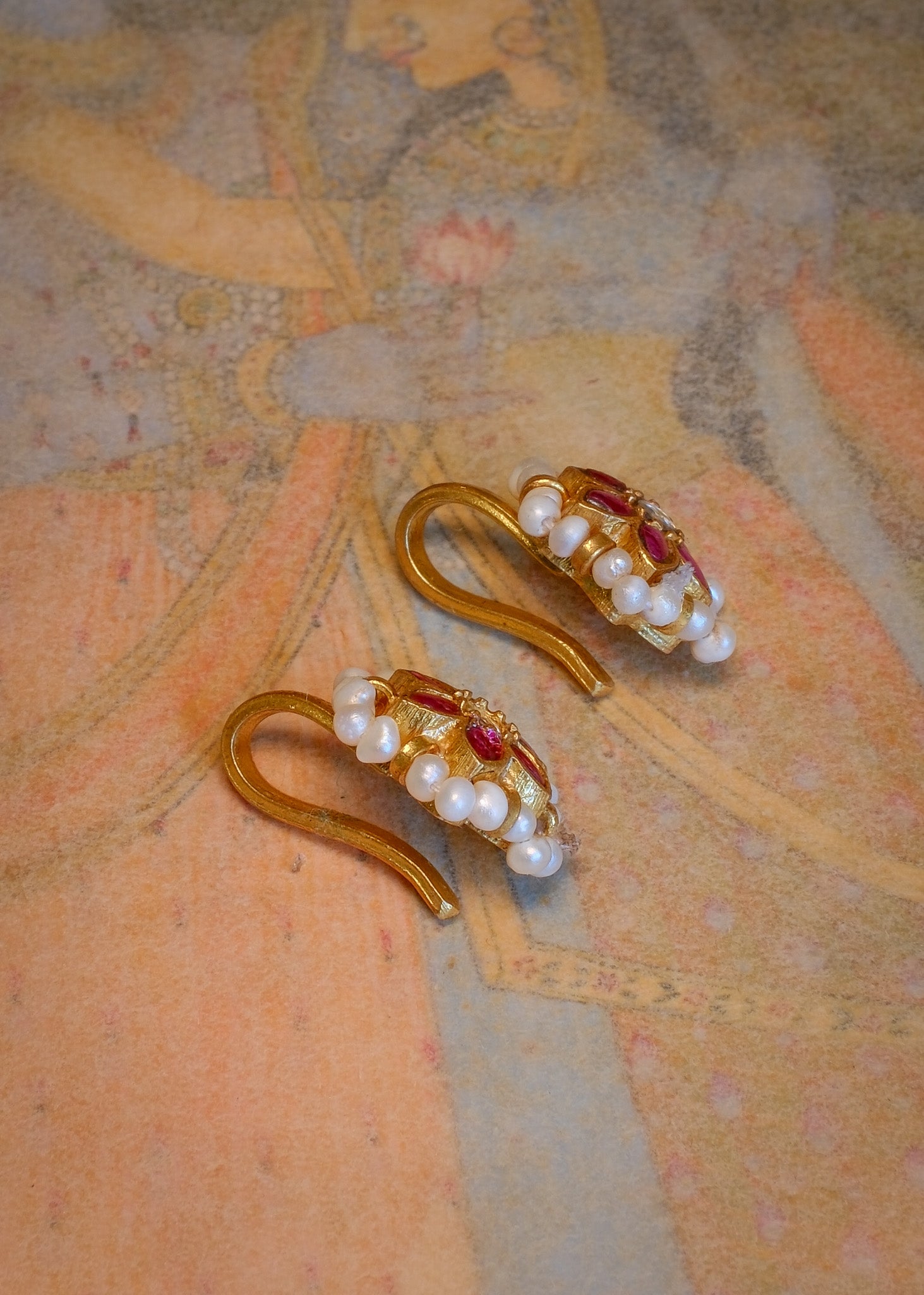 Kanaka Ear Cuff - gold plated 925 sterling silver floral ear cuff - view 5 by The Loving Good